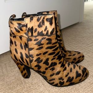 Sam Edelman Leopard Heel Boots